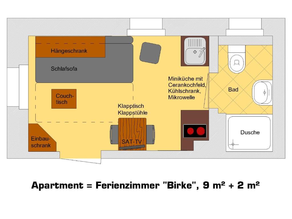 “Haus am Küstenwald” Ferienwohnungen room 6